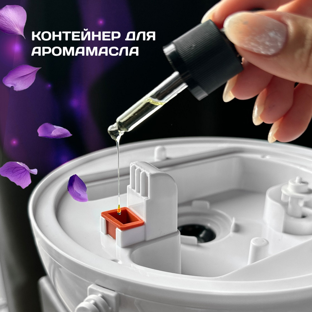 Увлажнитель воздуха Liberton LAH-5800 2.8 л белый Київ - зображення 8