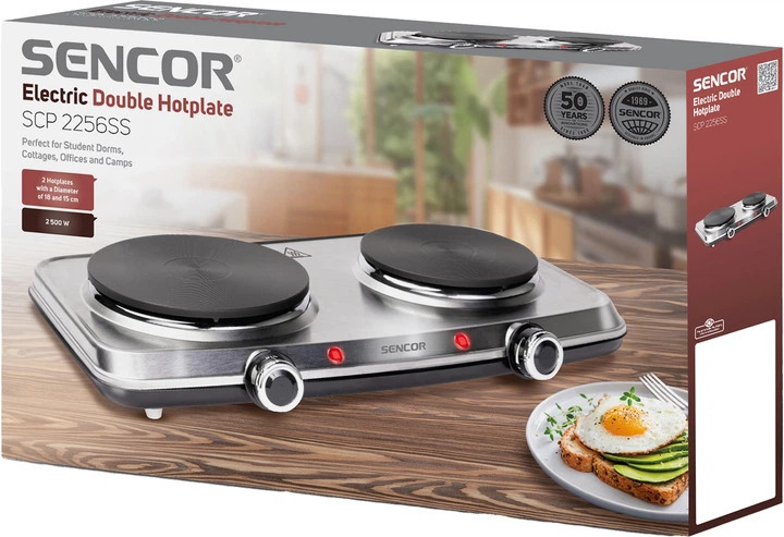 Электроплита Sencor SCP2256SS 2500 Вт серебристая Киев - изображение 10