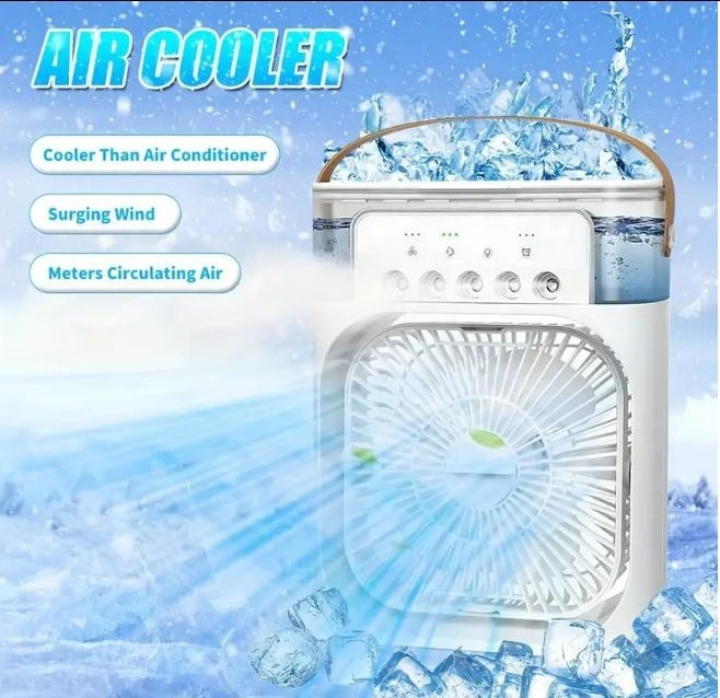 Переносний вентилятор-зволожувач із 3 швидкостями Київ - зображення 4