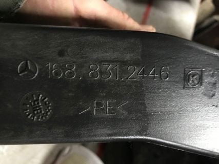 Бу воздуховод печки Mercedes W168, 1688312446, A1688312446 Кропивницкий - изображение 2