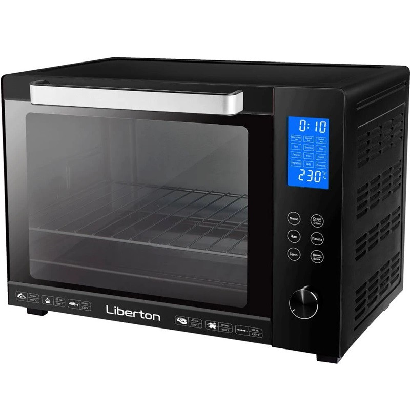 Электропечь Liberton LEO-601E Black 60 л черная Київ - зображення 2