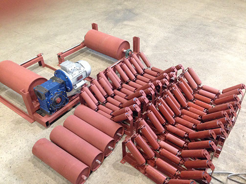 Ролик конвейерный ф 152 мм не разборной , ролики ленточного конвейера Киев - изображение 12