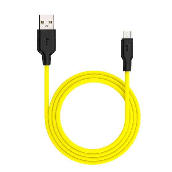 Дата кабель Hoco X21 Plus Silicone MicroUSB Cable (1m) Херсон