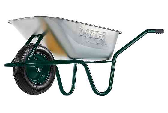 Тачка садово-строительная MASTERTOOL D-1 одноколесная 85 л/160 кг колесо пневматическое с камерой PN Харьков