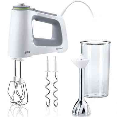 Миксер ручной Braun HM 5107 WHITE 750 Вт белый Київ