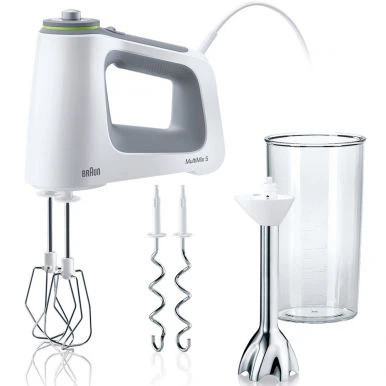 Миксер ручной Braun HM 5107 WHITE 750 Вт белый Київ - зображення 4