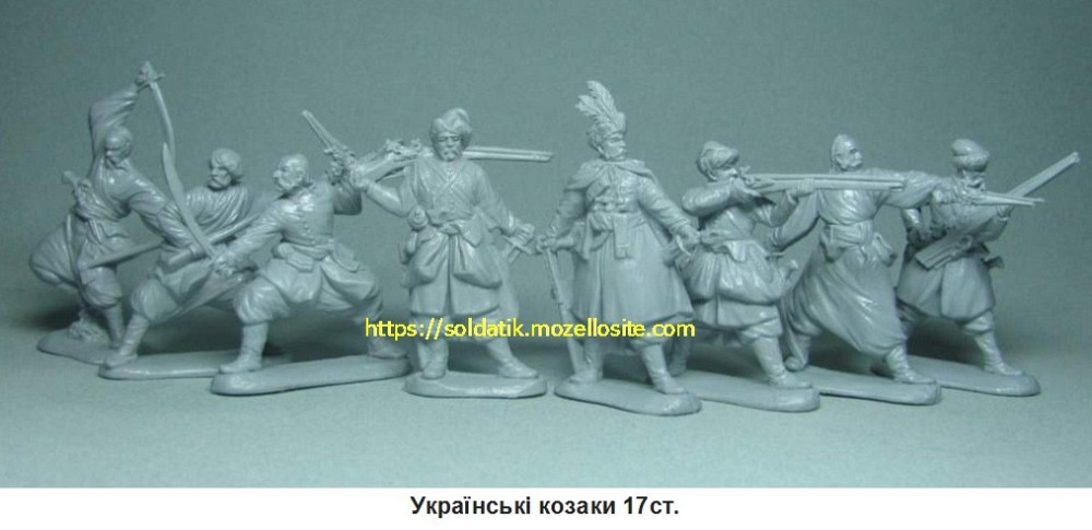 Набор солдатиков 8 фигурок Польские воины Украинские казаки Крымские татары, коллекционные солдатики Київ - зображення 5