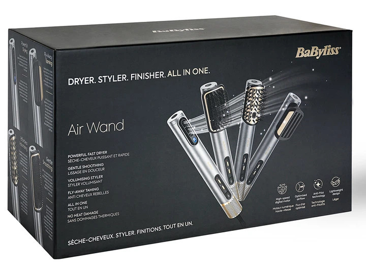 Фен-щетка Babyliss AS6555E 1600 Вт серебристый Київ - зображення 5