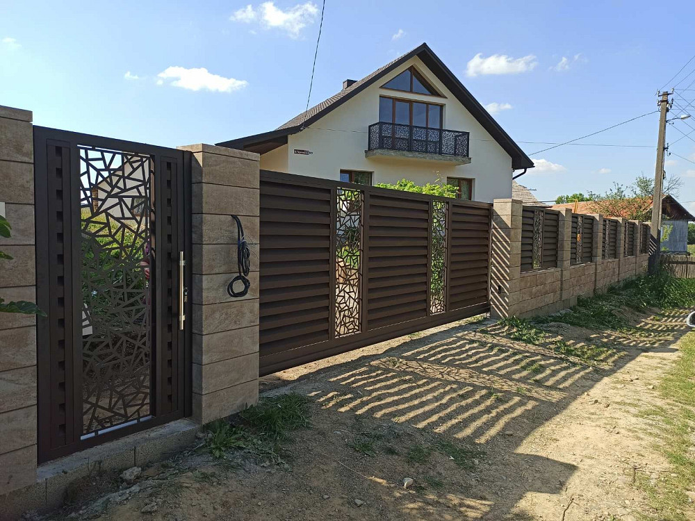 Металева огорожа - паркан від виробника Херсон - зображення 1