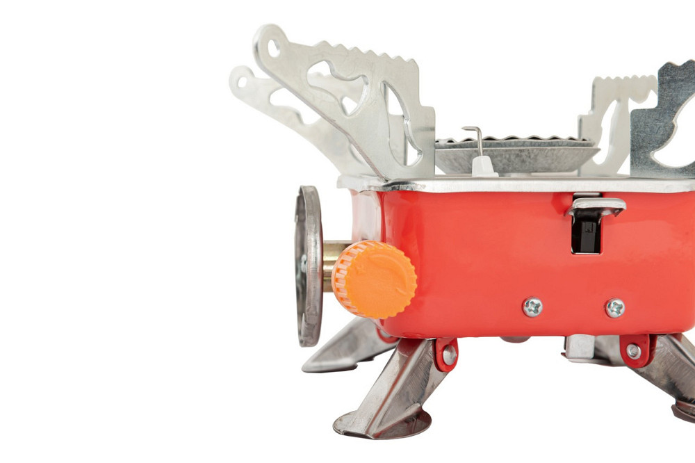 Плита туристическая газовая MASTERTOOL с пьезоподжигом раскладная 2.8 кВт 145 г/час 42 Bar G30/G31 I Харків - зображення 2