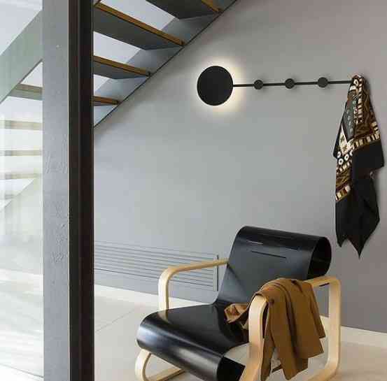 Бра настінна LED WA12-bk-k Чорний 5х100х100 см. Киев