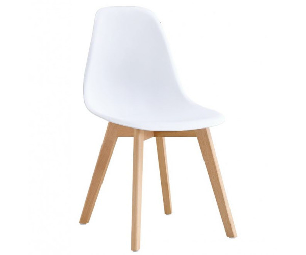 Стілець Лоренцо пластиковий білий Днепр - изображение 1