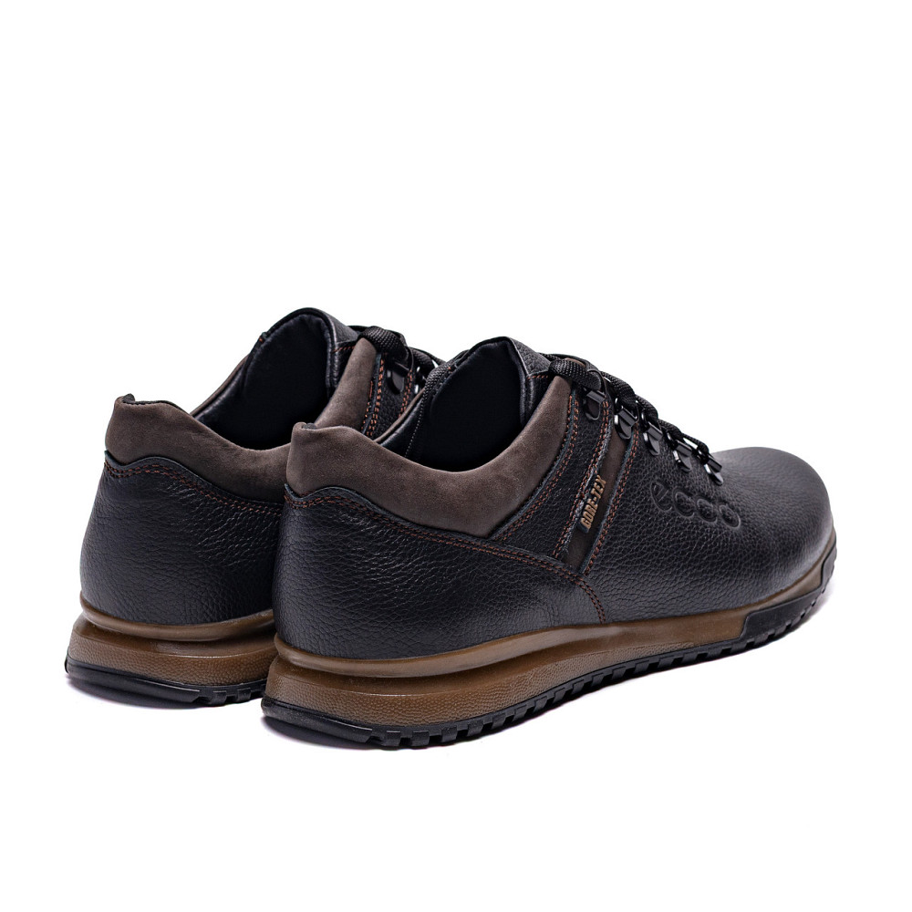 Мужские кожаные кроссовки Е-series Brown Киев - изображение 4