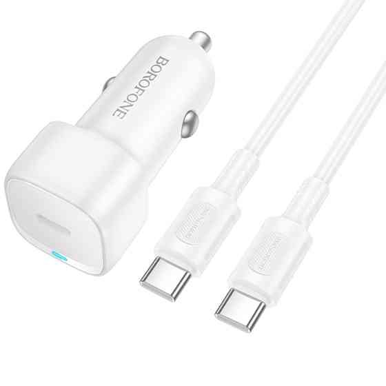 АЗУ Borofone BZ34A Cloud PD20W (1USB-C) + кабель Type-C to Type-C Херсон