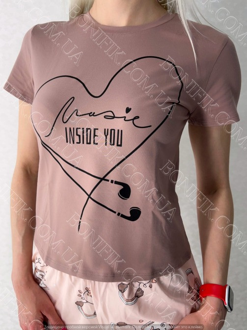 Женский комплект пижамы "Roksana" (16646) (арт. 1759) Кривий Ріг - зображення 1