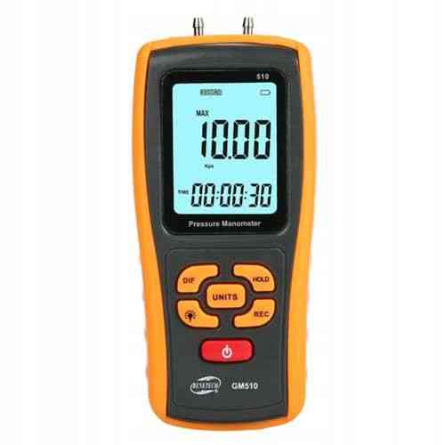 Микроманометр дифференциального давления USB, ±10 кПа BENETECH GM510 Харьков