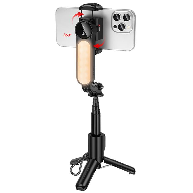 Монопод для селфи Hoco K90 Support axis smart+light Херсон - зображення 5