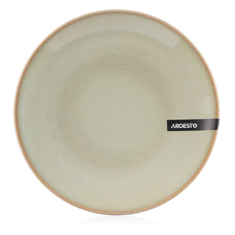 Тарілка десертна Ardesto Lecco AR-2919-LRG 19.5 см сіра Київ - зображення 1