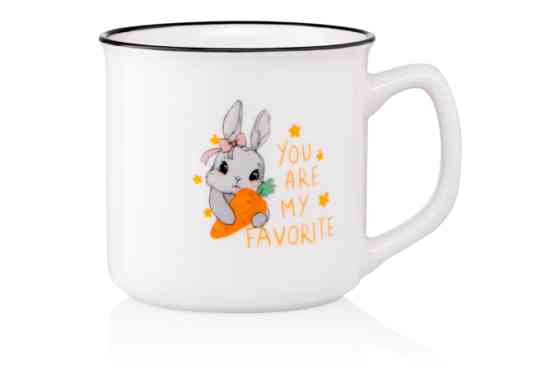 Кружка Ardesto Cute rabbit AR-3460 320 мл біла Київ