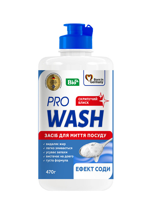 Засіб для миття посуду Pro Wash з ефектом соди 724076 470 мл Киев - изображение 1