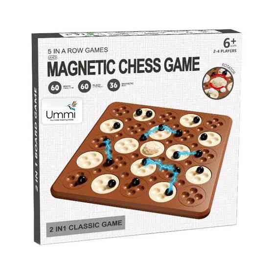 Настольная интерактивная игра Ummi ME-194 Magnetic Chess Game 5 in a Row Херсон