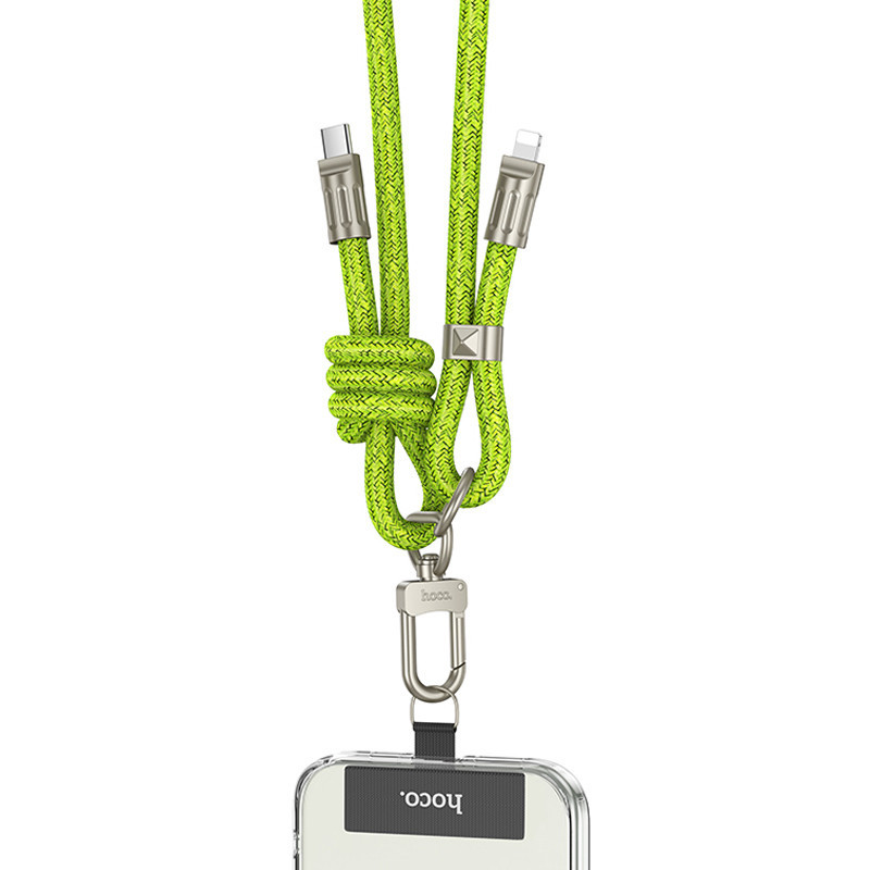 Дата кабель-шнурок Hoco GH7 Elegant Type-C to Lightning (1.8m) Херсон - зображення 3