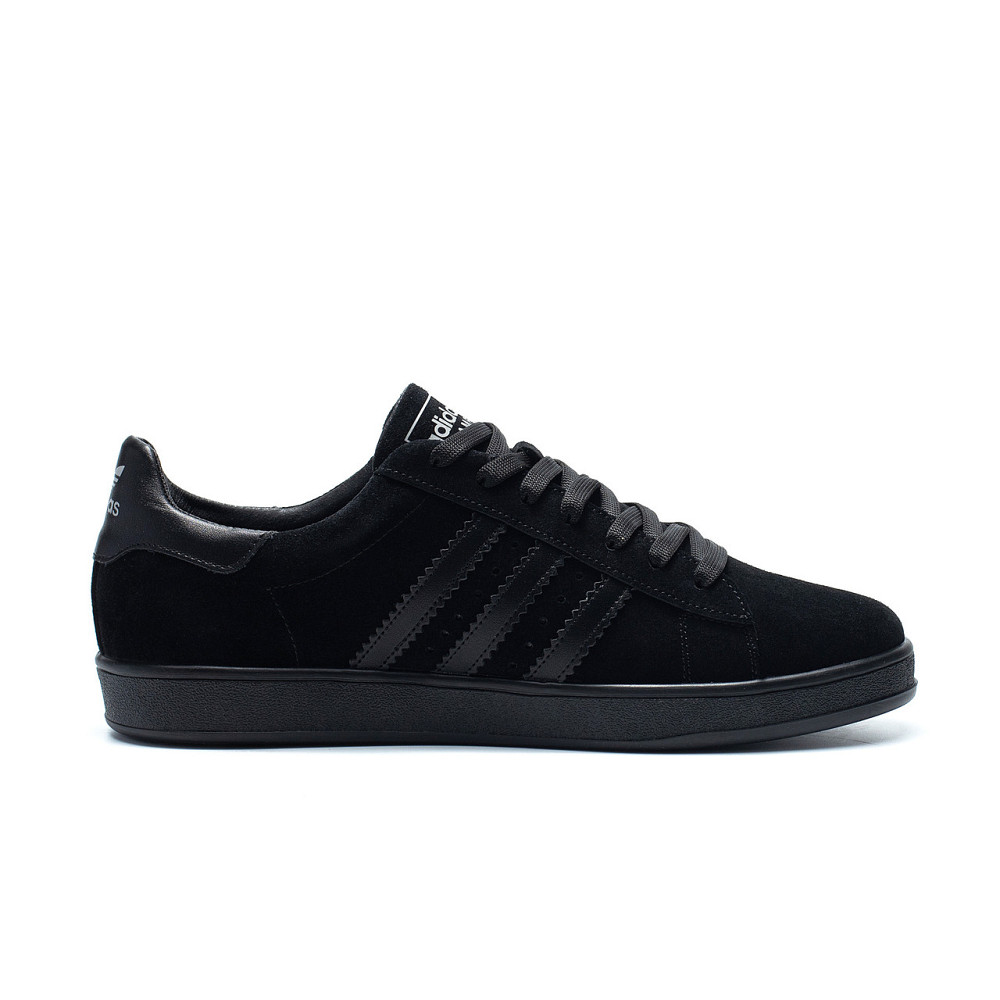 Мужские кожаные кроссовки Adidas Campus Black Київ - зображення 12