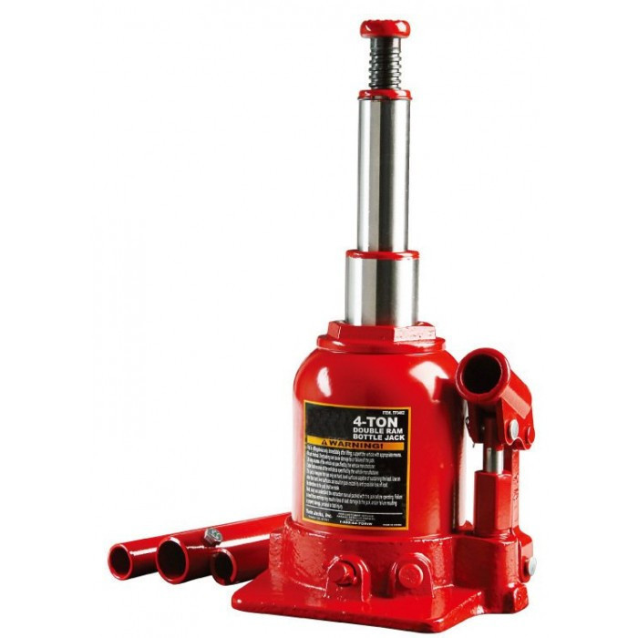 Домкрат гидравлический низкоподхватный двухштоковый 4т 160-390 мм TORIN TF0402 Харьков - изображение 1