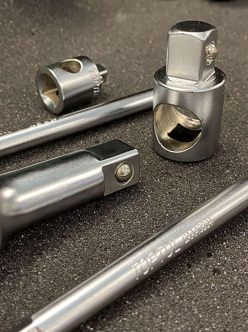 Универсальный набор инструмента 1/4", 3/8", 1/2" 144ед. TOPTUL GCAI144R Харків - зображення 9