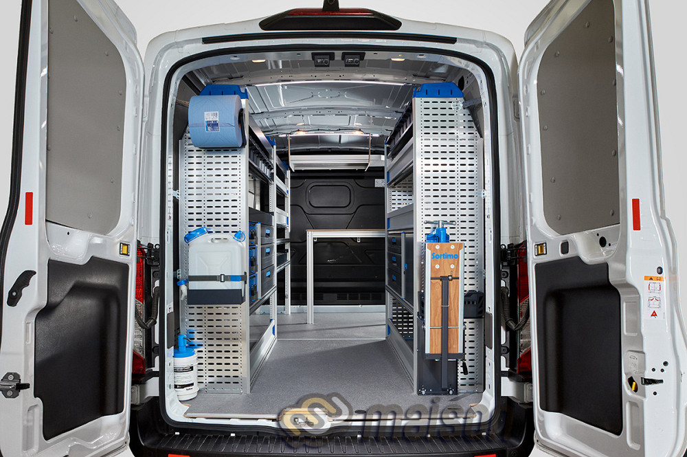Мобільні майстерні, сервісні авто – обладнання фургона стелажами Sortimo Київ - зображення 12