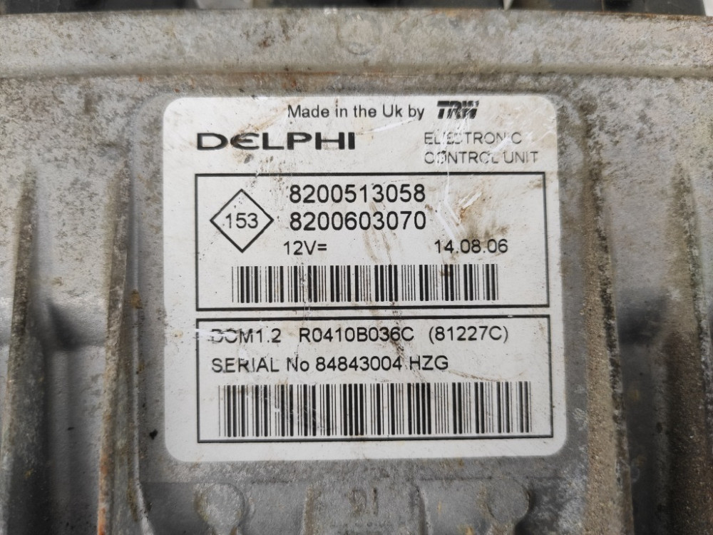 ЭБУ Блок управления двигателем Renault Logan 1.5 dci 2004-2012 (R0410B036C) Ковель - зображення 3