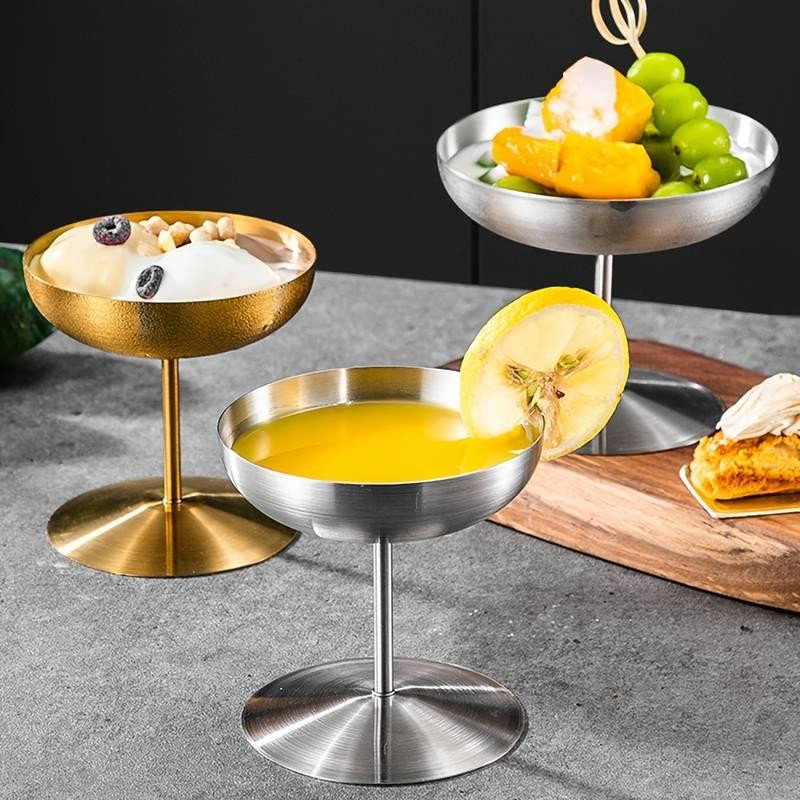 Чаши Leeseph для закусок и десертов серебро 2шт по 150мл Одесса - изображение 8