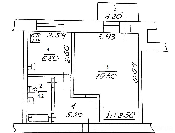 Однокомнатная квартира. 9-мкрн. Харьковская Суми - зображення 4