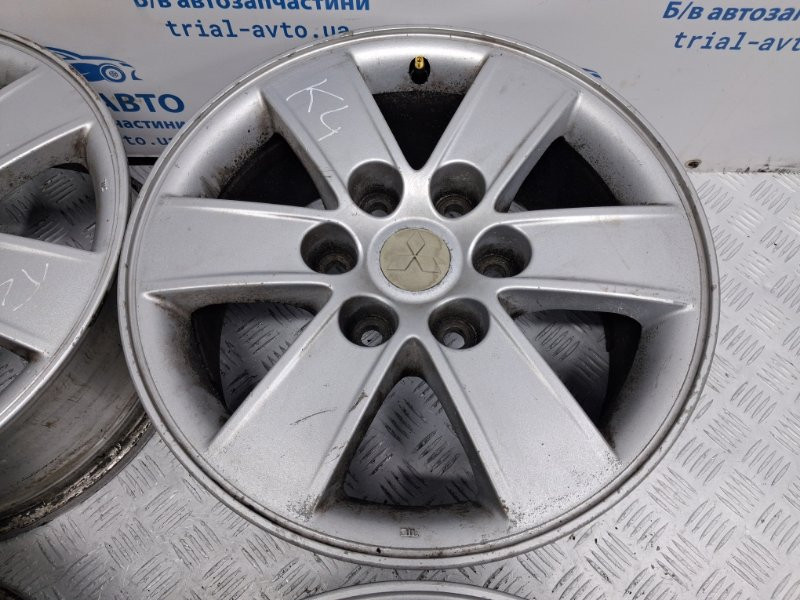 Диски титан комплект R17 Mitsubishi Pajero Wagon 4 3.2 ДИЗЕЛЬ 4M41 2006 (б/у) Київ - зображення 3