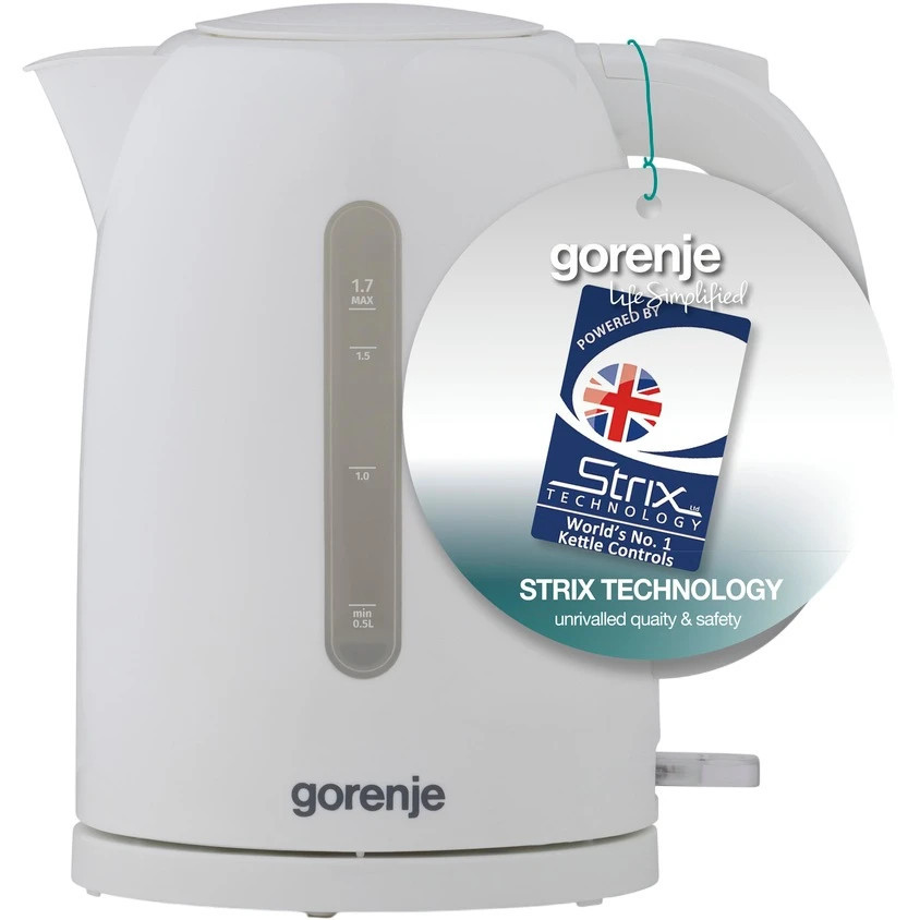 Электрочайник Gorenje K17W 1.7 л белый Київ - зображення 4