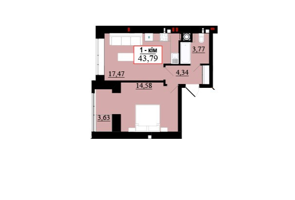 Квартира від забудівника в Кварталі "Левада" (Ярковиця) в Івано-Франківську Івано-Франківськ - зображення 1