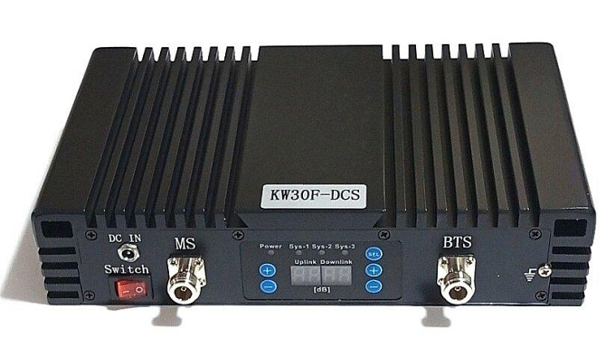 Усилитель сотовой связи KW30F-PRO DCS 1800/4G LTE 1800 МГц с защитой сети, 2000-3000 кв. м. Дніпро - зображення 3