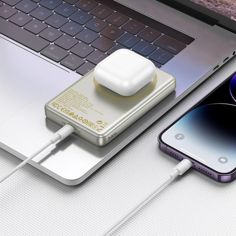 Портативное ЗУ Power Bank Hoco Q26A Joy PD20W с БЗУ 10000 mAh Херсон - зображення 3