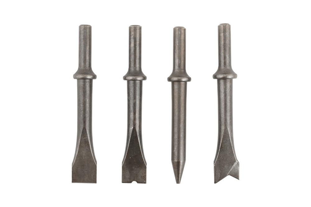 Зубило пневматическое WERTVOLL 4500 уд/мин 145 л/мин 6.3 bar 4 Дж набор насадок 150 мм с цилиндричес Харьков - изображение 3