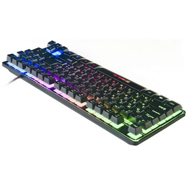 Клавіатура REAL-EL Gaming 8710 TKL USB Black (EL123100030) Харків - зображення 4