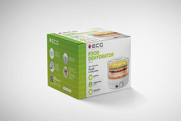 Сушилка для овощей и фруктов EСG SO-375 250 Вт Київ - зображення 2