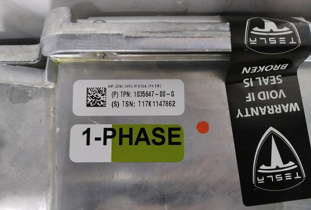 Чарджер блок (GEN3) (72A 1 фаза) Tesla model S REST model X 1462537-00-H Київ - зображення 4