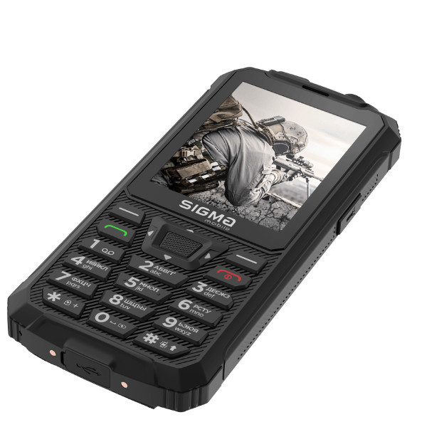 Телефон Sigma Mobile X-treme PR68 Type-C Black (Код товару:39529) Харків - зображення 5