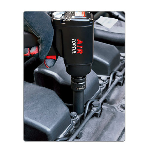 Набор головок длинных ударных 3/4" E18, E20, E22, E24, 17мм, 19мм 6 ед. TOPTUL JGAI0602 Харків - зображення 2