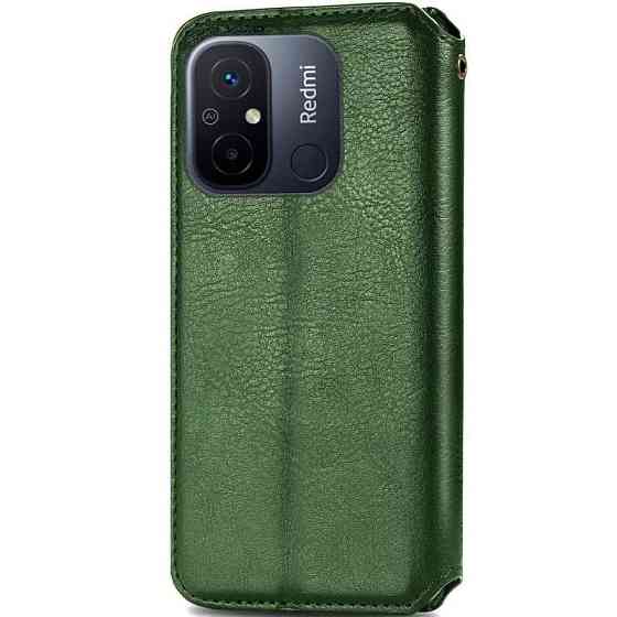 Кожаный чехол-книжка GETMAN Cubic (PU) для Xiaomi Redmi 12C Херсон