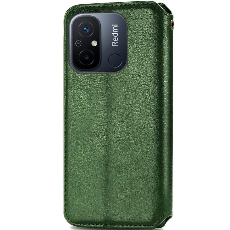 Кожаный чехол-книжка GETMAN Cubic (PU) для Xiaomi Redmi 12C Херсон - зображення 3