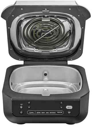 Гриль-барбекю электрический Ninja Foodi Air Grill & Air Fryer с Сooking probe EG351EU 1760 Вт серебр Киев
