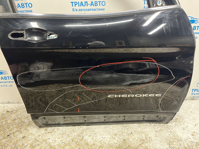 Дверь передняя правая Jeep Cherokee KL 3.2 БЕНЗИН EHK 2013 (б/у) Киев - изображение 3