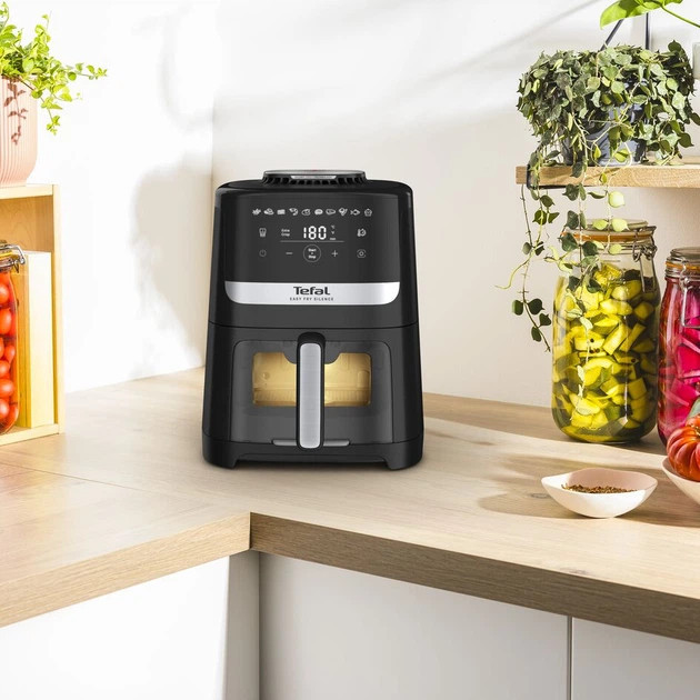 Мультипечь Tefal Easy Fry Silence EY5568E0 1670 Вт черная Київ - зображення 10