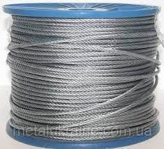 Трос оцинкованый стальной 6,2мм  Гост 2688-80 Київ - зображення 5